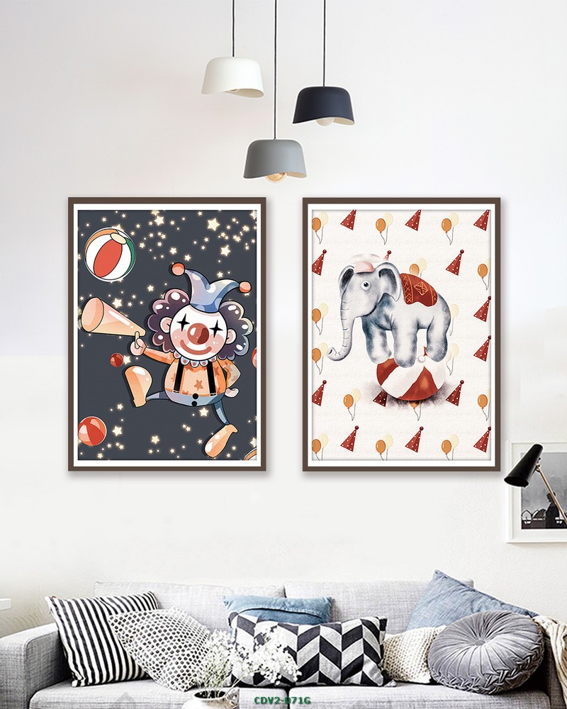 Chú hề và xiếc voi CDV2-071G